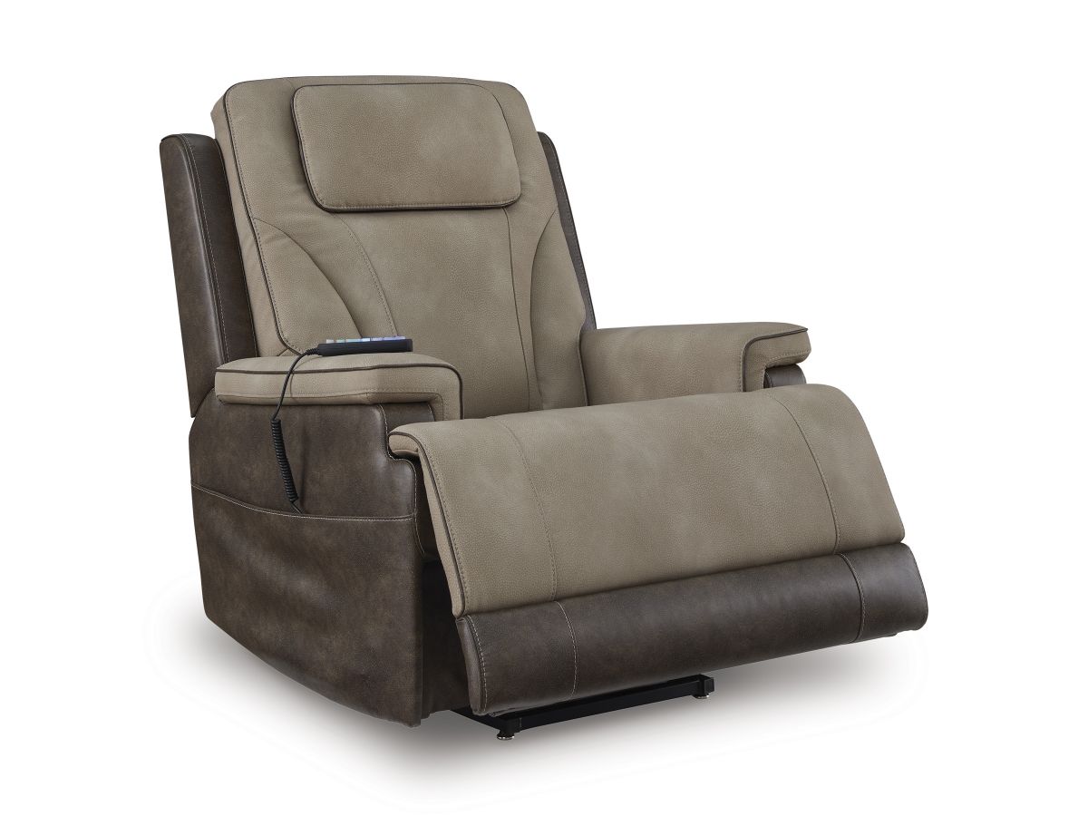 Zelner Sand Power Lift Recliner - Recliners | Furniture Deals Online