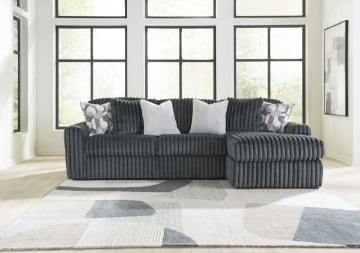 Picture of Midnight Gunmetal2-Piece Right Arm FacingSectional