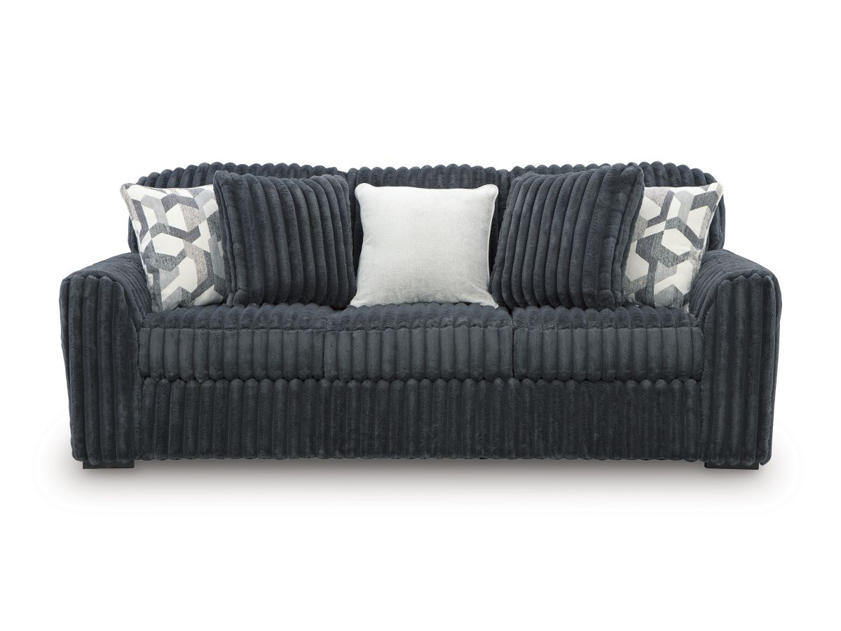 Midnight Gunmetal Sofa