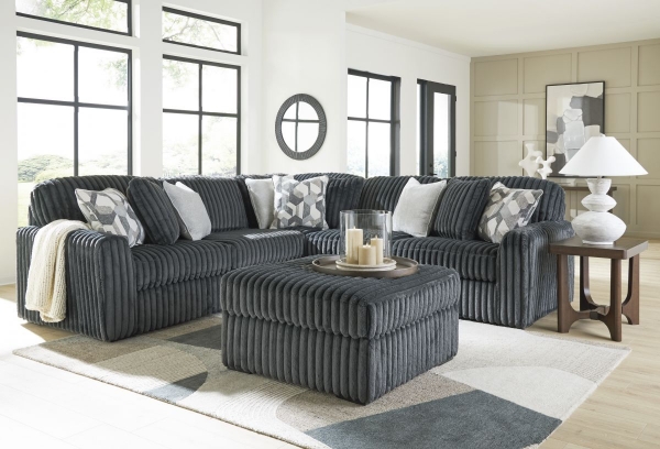 Picture of Midnight Gunmetal 3-Piece Sectional