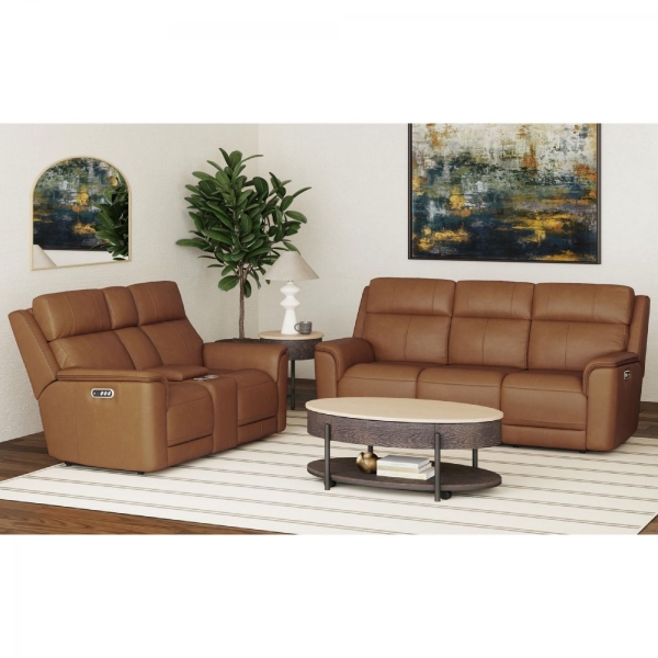 Picture of Shelby Leather 2-Piece Power Living Room Set