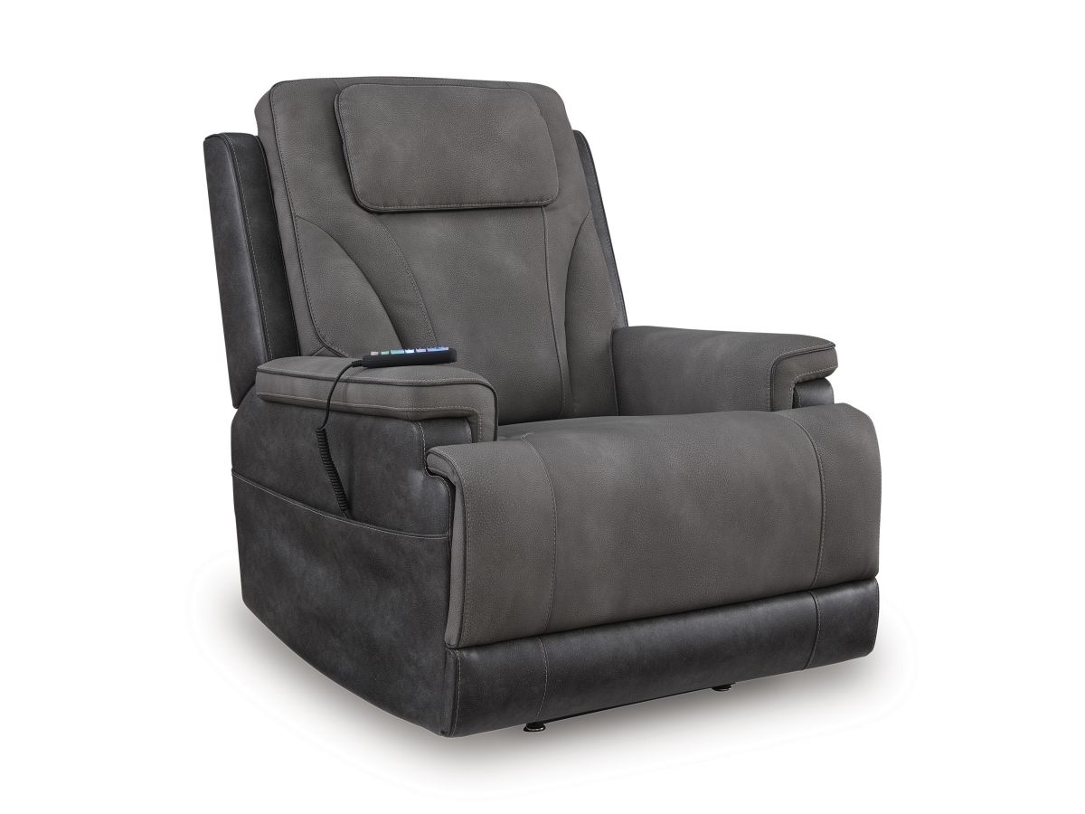 Zelner Slate Power Lift Recliner