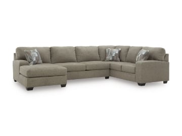 Picture of Wilshire Tan 3-Piece Left Arm Facing Sectional