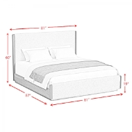 Picture of Kierland King Upholstered Bed