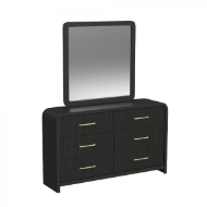 Picture of Ridgemont Black Dresser & Mirror