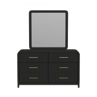 Picture of Ridgemont Black Dresser & Mirror