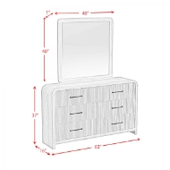 Picture of Ridgemont Black Dresser & Mirror