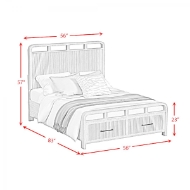 Picture of Monroe Full Storage Bed