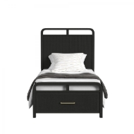 Picture of Ridgemont Black Twin Storage Bed