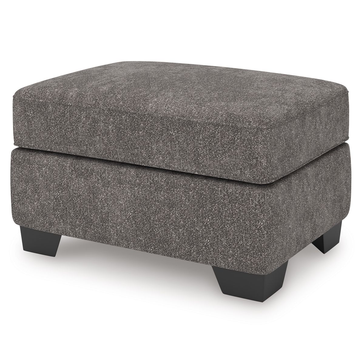 Parker Graphite Ottoman