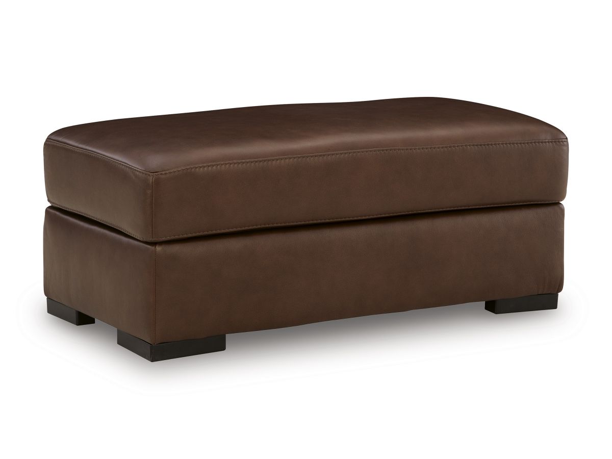 Hudson Leather Ottoman