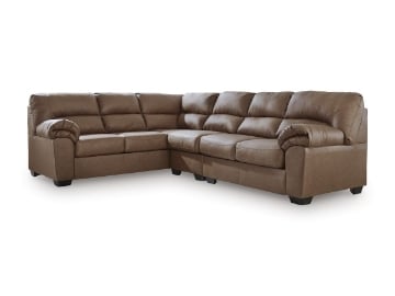 Picture of Phoenix Caramel 3-Piece Left Arm Facing Sectional