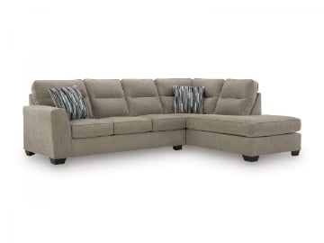 Picture of Parker Mocha 2-Piece Right Arm Facing Sectional