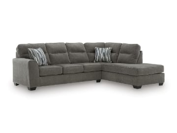Picture of Parker Graphite 2-Piece Right Arm Facing Sectional