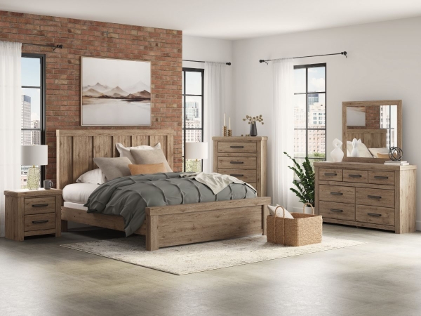 Picture of Colburn 6-Piece King Panel Bedroom Set