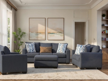 Picture of Lacey Charcoal 2-Piece Living Room