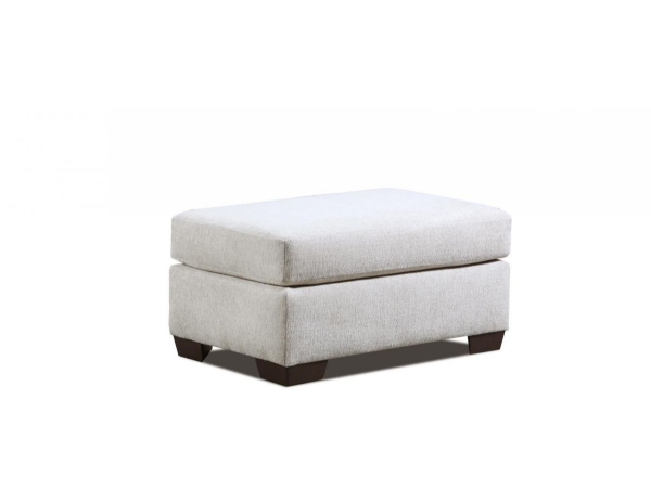 Picture of Lacey Parchment Ottoman