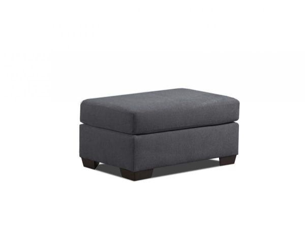 Picture of Lacey Charcoal Ottoman