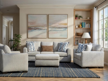 Picture of Lacey Parchment 2-Piece Living Room Set