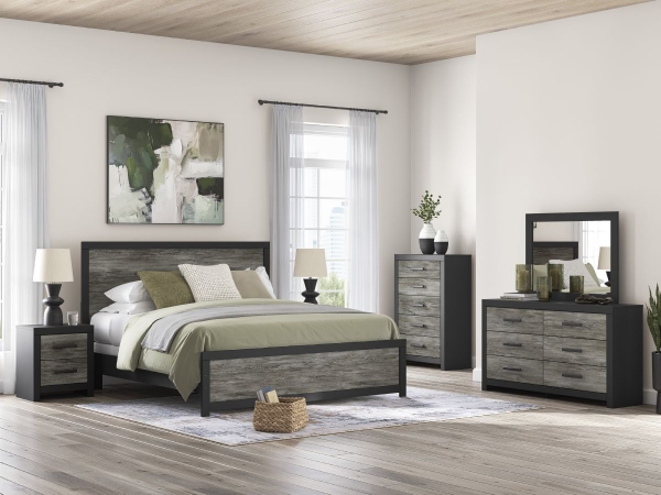 Picture of Cornell 6-Piece King Panel Bedroom Set