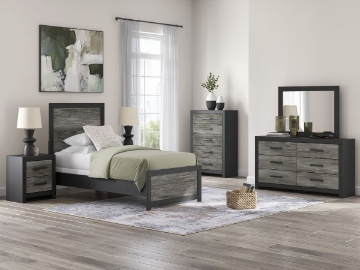 Picture of Cornell 6-Piece Twin Panel Bedroom Set