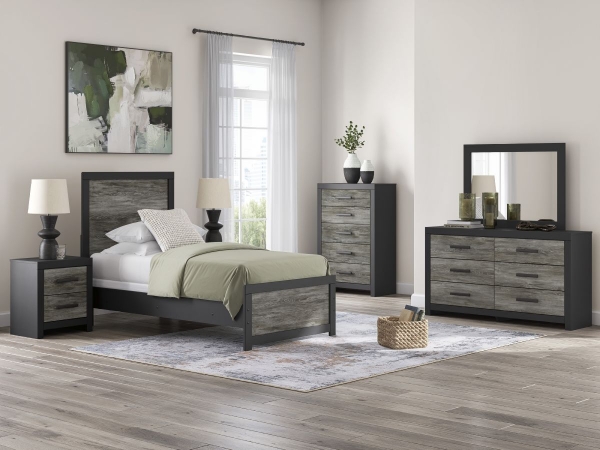 Picture of Cornell 6-Piece Twin Panel Bedroom Set