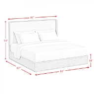Picture of Scottsdale King Upholstered Bed