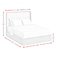 Picture of Scottsdale Queen Upholstered Bed
