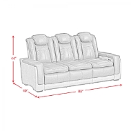 Picture of Bloomington Brown Power Sofa