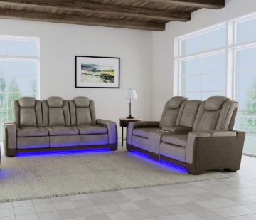 Picture of Bloomington Brown 2-Piece Power Living Room Set