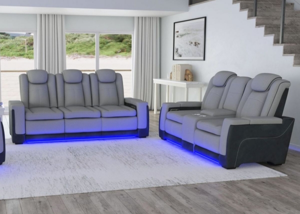 Picture of Bloomington Charcoal 2-Piece Power Living Room Set