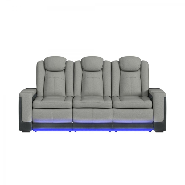 Picture of Bloomington Charcoal Power Sofa