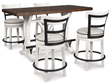 Picture of Valebeck 5-Piece Couner Dining Room Set