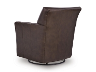 Picture of Darby Leather Swivel Glider Accent Chair