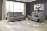 Picture of Bailey Grey Leather 2-Piece Living Room Set