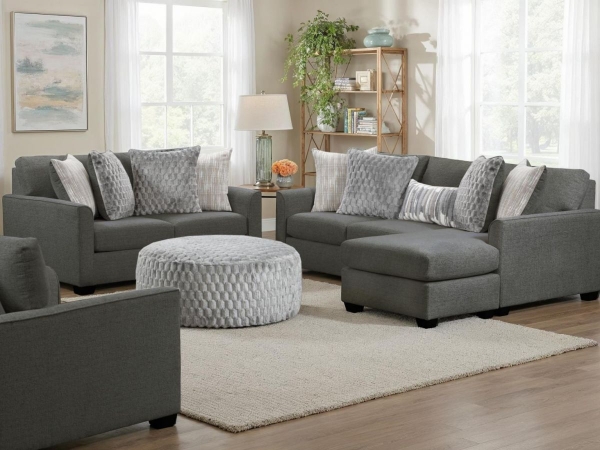 Picture of Allison Gray 2-Piece Living Room Set