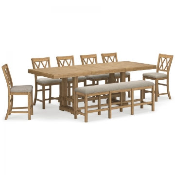 Picture of Pinehurst 8-Piece Counter Dining Room Set