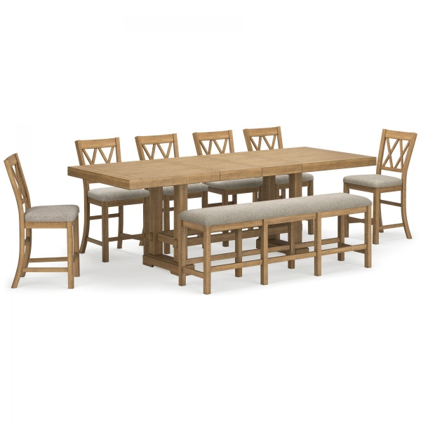 Picture of Pinehurst 8-Piece Counter Dining Room Set