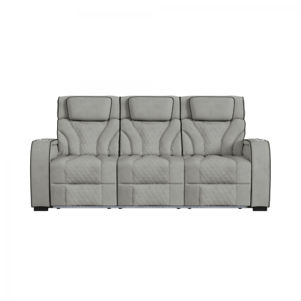 Picture of Burberry Taupe Reclining Sofa