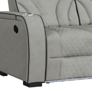 Picture of Burberry Taupe Reclining Sofa