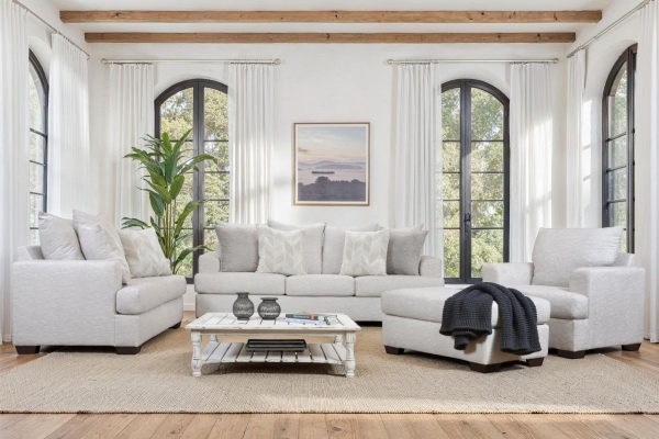 Picture of Ashlyn Linen 2-Piece Living Room Set